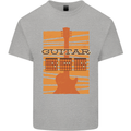 Guitar Bass Electric Acoustic Player Music Mens Cotton T-Shirt Tee Top Sports Grey