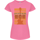 Guitar Bass Electric Acoustic Player Music Womens Petite Cut T-Shirt Azalea