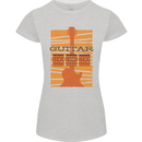 Guitar Bass Electric Acoustic Player Music Womens Petite Cut T-Shirt Sports Grey