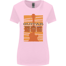 Guitar Bass Electric Acoustic Player Music Womens Wider Cut T-Shirt Light Pink
