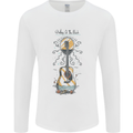 Guitar Beach Acoustic Holiday Surfing Music Mens Long Sleeve T-Shirt White