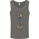 Guitar Beach Acoustic Holiday Surfing Music Mens Vest Tank Top Charcoal