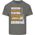 Guitar Forecast Funny Beer Alcohol Mens Cotton T-Shirt Tee Top Charcoal