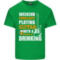Guitar Forecast Funny Beer Alcohol Mens Cotton T-Shirt Tee Top Irish Green