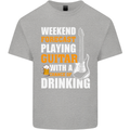 Guitar Forecast Funny Beer Alcohol Mens Cotton T-Shirt Tee Top Sports Grey