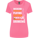 Guitar Forecast Funny Beer Alcohol Womens Wider Cut T-Shirt Azalea