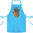 Guitar Heart Guitarist Acoustic Electric Cotton Apron 100% Organic Turquoise