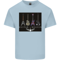 Guitar Heaven Guitarist Electric Acoustic Mens Cotton T-Shirt Tee Top Light Blue