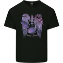Guitar Heaven Wings Guitarist Electric Bass Mens Cotton T-Shirt Tee Top Black
