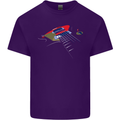 Guitar Perspective Guitarist Bass Electric Mens Cotton T-Shirt Tee Top Purple