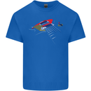 Guitar Perspective Guitarist Bass Electric Mens Cotton T-Shirt Tee Top Royal Blue