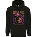 Guitar Riffs are My Language Mens 80% Cotton Hoodie Black