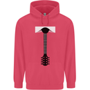 Guitar Tie Guitarist Bass Acoustic Funny Childrens Kids Hoodie Heliconia