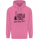 Guitar for My Wife Best Swap Ever Guitarist Mens 80% Cotton Hoodie Azelea