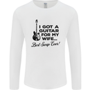 Guitar for My Wife Best Swap Ever Guitarist Mens Long Sleeve T-Shirt White