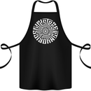 Gym Be Stronger Than Your Excuses Fitness Cotton Apron 100% Organic Black