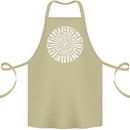 Gym Be Stronger Than Your Excuses Fitness Cotton Apron 100% Organic Khaki