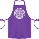 Gym Be Stronger Than Your Excuses Fitness Cotton Apron 100% Organic Purple