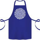 Gym Be Stronger Than Your Excuses Fitness Cotton Apron 100% Organic Royal Blue