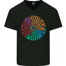 Gym Be Stronger Than Your Excuses Fitness Mens V-Neck Cotton T-Shirt Black