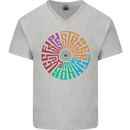 Gym Be Stronger Than Your Excuses Fitness Mens V-Neck Cotton T-Shirt Sports Grey
