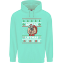 Gym Merry Liftmas Christmas Bodybuilding Mens 80% Cotton Hoodie Peppermint