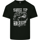 Gym Shut up & Lift Workout Training Top Mens Cotton T-Shirt Tee Top Black