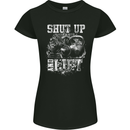 Gym Shut up & Lift Workout Training Top Womens Petite Cut T-Shirt Black