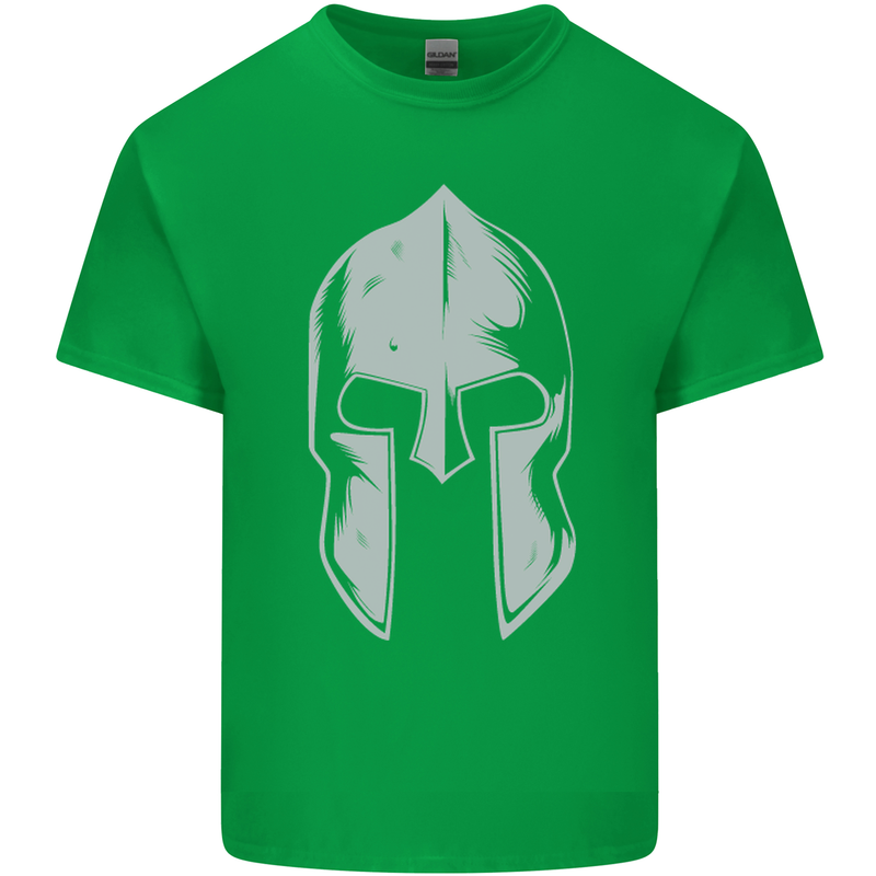 Gym Spartan Helmet Bodybuilding Fitness Mens Cotton T-Shirt Tee Top Irish Green