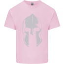 Gym Spartan Helmet Bodybuilding Fitness Mens Cotton T-Shirt Tee Top Light Pink