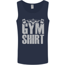Gym Training Top Bodybuilding Weightlifting Mens Vest Tank Top Navy Blue