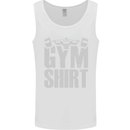 Gym Training Top Bodybuilding Weightlifting Mens Vest Tank Top White