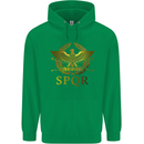 Gym Training Top Weightlifting SPQR Roman Mens 80% Cotton Hoodie Irish Green