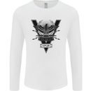 Gym Training Top Weightlifting SPQR Roman Mens Long Sleeve T-Shirt White