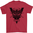 Gym Training Top Weightlifting SPQR Roman Mens T-Shirt 100% Cotton Red