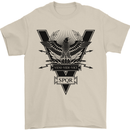 Gym Training Top Weightlifting SPQR Roman Mens T-Shirt Cotton Gildan Sand