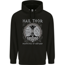 Hail Thor Protector of Midgard Viking Odin Childrens Kids Hoodie Black