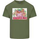 Hangover Boyz Stag Do Doo Funny Beer Mens Cotton T-Shirt Tee Top Military Green