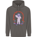 Happy Single Awareness Day Mens 80% Cotton Hoodie Charcoal