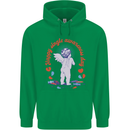 Happy Single Awareness Day Mens 80% Cotton Hoodie Irish Green