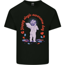 Happy Single Awareness Day Mens Cotton T-Shirt Tee Top Black