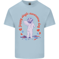 Happy Single Awareness Day Mens Cotton T-Shirt Tee Top Light Blue