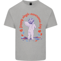 Happy Single Awareness Day Mens Cotton T-Shirt Tee Top Sports Grey