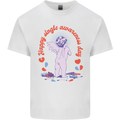 Happy Single Awareness Day Mens Cotton T-Shirt Tee Top White