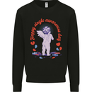 Happy Single Awareness Day Mens Sweatshirt Jumper Black