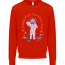 Happy Single Awareness Day Mens Sweatshirt Jumper Bright Red