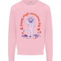 Happy Single Awareness Day Mens Sweatshirt Jumper Light Pink