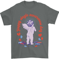 Happy Single Awareness Day Mens T-Shirt 100% Cotton Charcoal