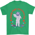 Happy Single Awareness Day Mens T-Shirt 100% Cotton Irish Green