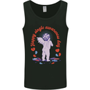 Happy Single Awareness Day Mens Vest Tank Top Black